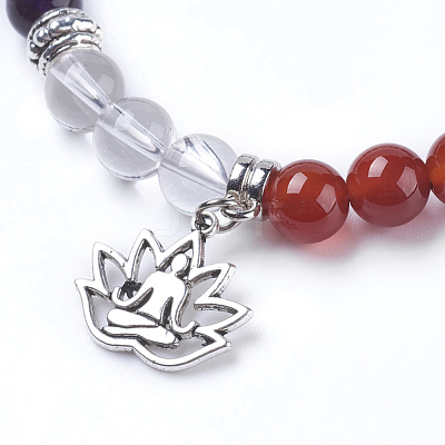 Chakra Jewelry BJEW-G600-02AS-1