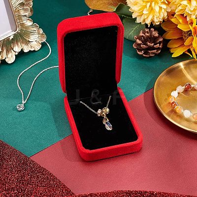 Velvet Pendant Box CON-WH0088-35A-1