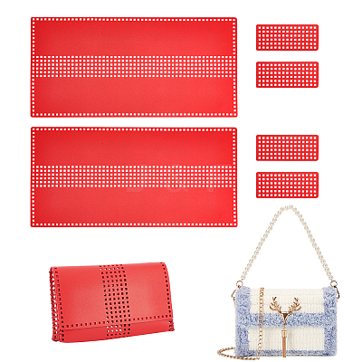DIY PU Imitation Leather Bag Knitting Set for Purse Making PURS-WH0005-01E-1