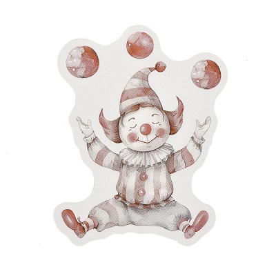 20Pcs PET Self-adhesive Amusement Park Theme Decorative Tapes STIC-P016-B05-1