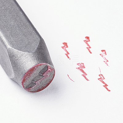 Iron Metal Stamps AJEW-WH0001-15-1