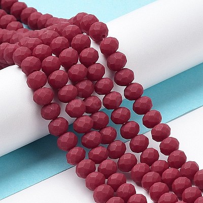 Glass Beads Strands X1-EGLA-A034-P8mm-MD02-1