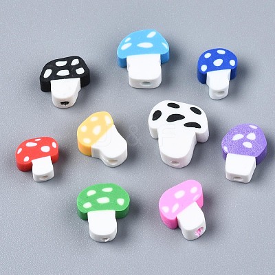 Handmade Polymer Clay Beads CLAY-N011-016-1