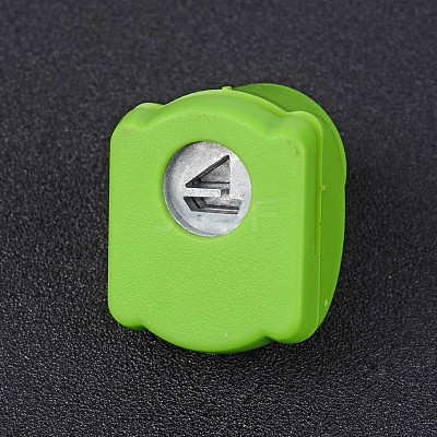 Random Single Color or Random Mixed Color Mini Plastic Craft Paper Punch Sets for Scrapbooking & Paper Crafts AJEW-L051-15-1
