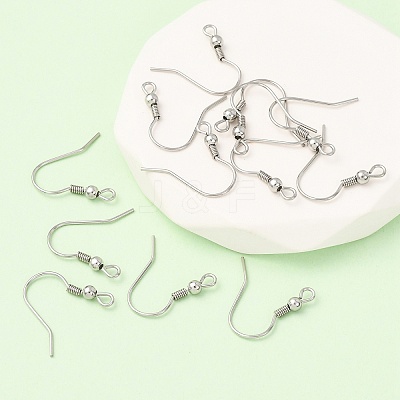 Tarnish Resistant 316 Surgical Stainless Steel Earring Hooks X-STAS-E009-1-1