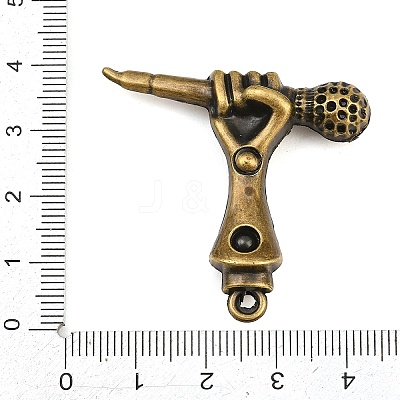 Tibetan Style Alloy Pendants AL-CBA2376-06AB-1