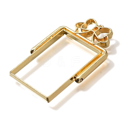 Alloy Open Back Bezel Pendants PALLOY-I223-10LG-1