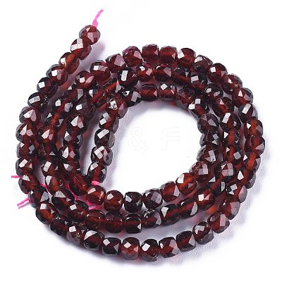 Natural Garnet Beads Strands G-E560-A18-1