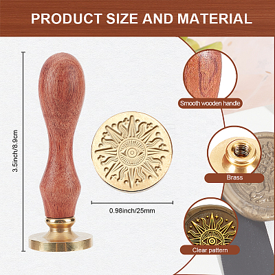 Wax Seal Stamp Set AJEW-WH0208-1225-1