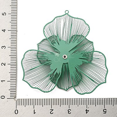 Spray Printed 430 Stainless Steel Big Pendants STAS-P359-02E-1