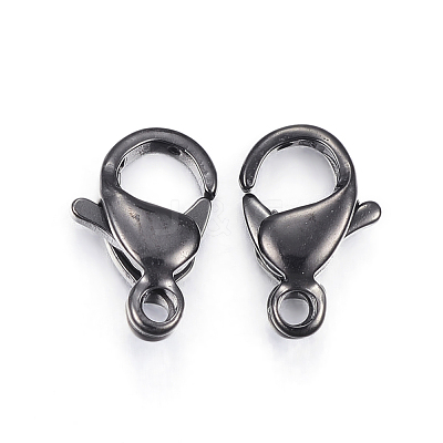 304 Stainless Steel Lobster Claw Clasps STAS-H353-B-02B-1