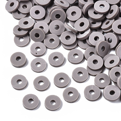 Handmade Polymer Clay Beads X-CLAY-Q251-6.0mm-104-1