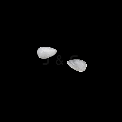 Faceted Natural White Moonstone Cabochons G-I295-05C-19-1