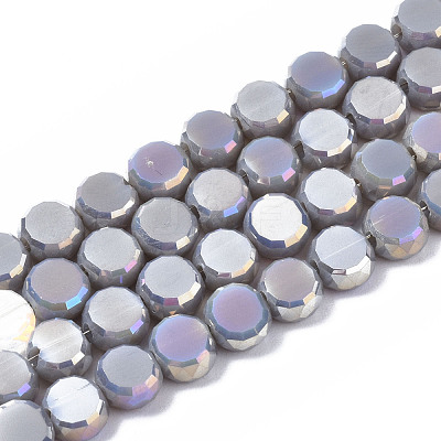 Electroplate Glass Beads Strands EGLA-Q125-002-A01-1