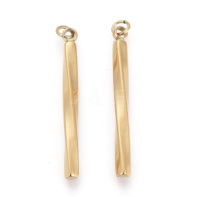 Ion Plating(IP) 304 Stainless Steel Pendants STAS-F256-021G-1