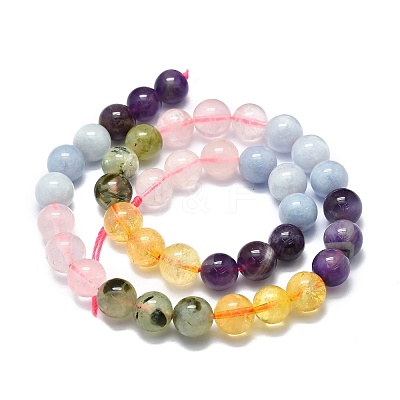 Natural Mixed Gemstone Beads Strands G-E576-07C-1