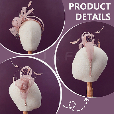 Polyester Hair Bands OHAR-WH0001-21B-1