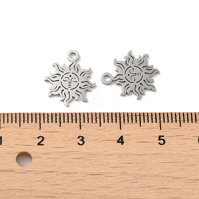 Non-Tarnish 304 Stainless Steel Charms STAS-J042-04P-1