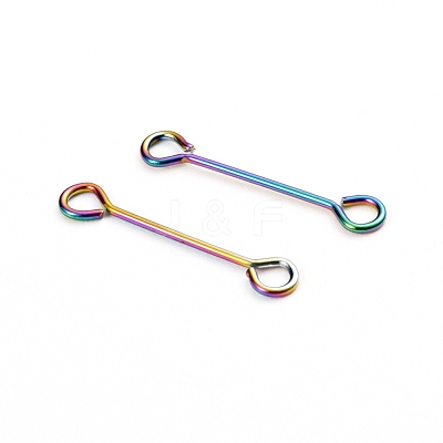 Ion Plating(IP) 304 Stainless Steel Eye Pins STAS-I141-01B-M-1
