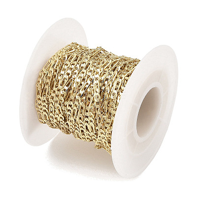 Rack Plating Brass Link Chains CHC-A010-04G-1