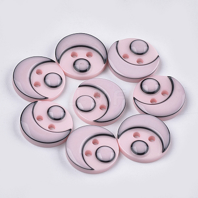 Resin Buttons BUTT-Q041-06A-02-1