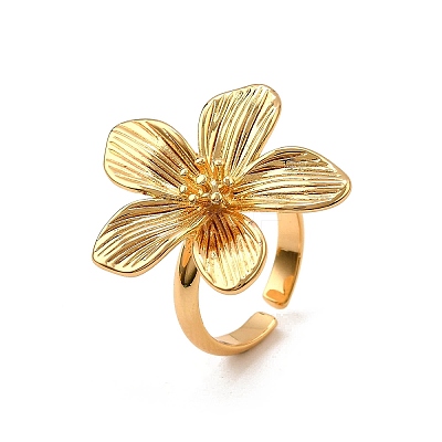 Brass Cuff Rings for Women LS-RJEW-Z097-01G-02-1