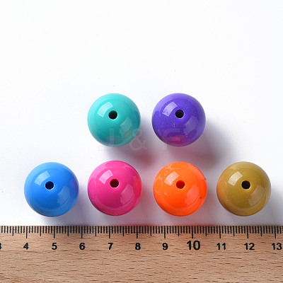 Opaque Acrylic Beads MACR-S370-C20mm-M2-1
