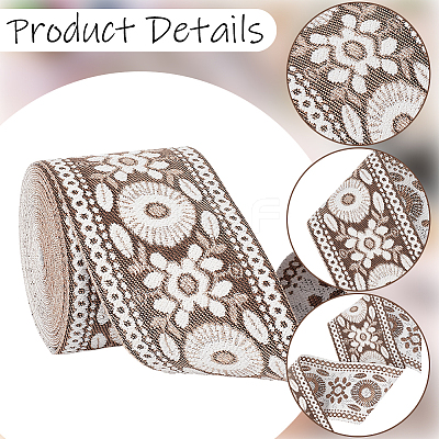 5M Vintage Jacquard Polyester Ribbon OCOR-CY0004-44A-1