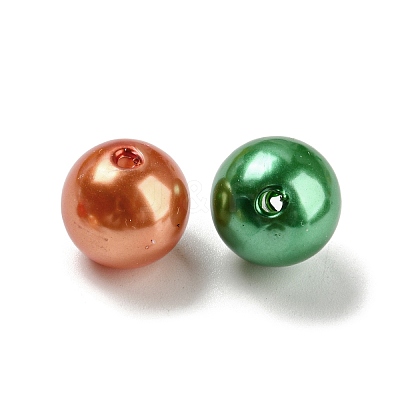 Baking Paint ABS Plastic Beads X-KY-C017-05-1