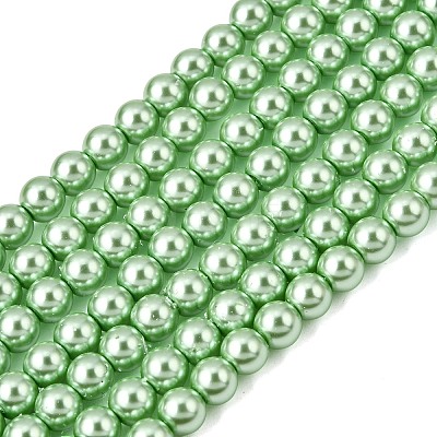Eco-Friendly Glass Pearl Beads HY-J002-6mm-HX066-1