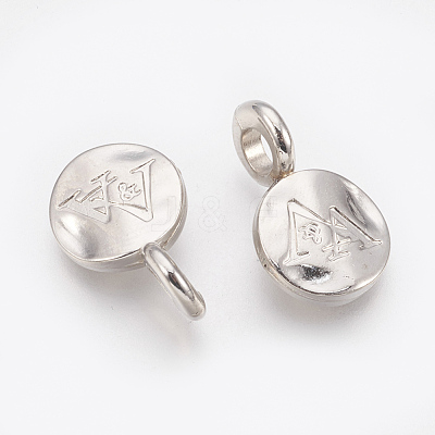 Flat Round CCB Plastic Pendants CCB-J028-36P-1