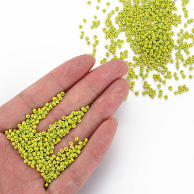 12/0 Two Tone Opaque Glass Seed Beads SEED-T006-01A-A02-1