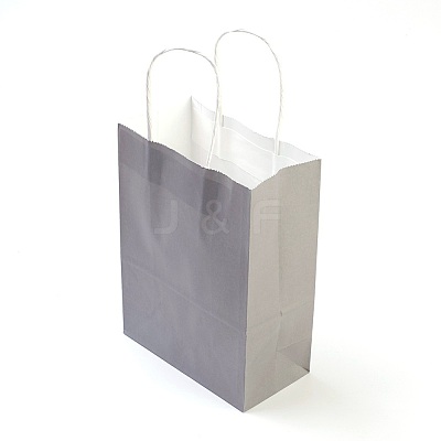 Pure Color Kraft Paper Bags AJEW-G020-A-07-1