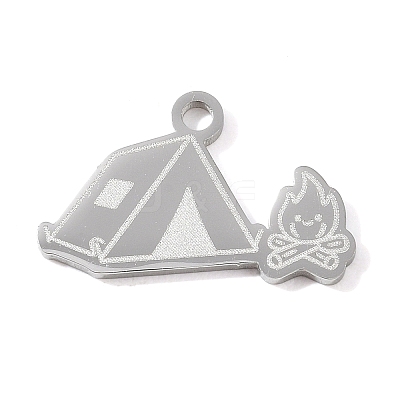 304 Stainless Steel Pendants SA-CBAE30B-04C-P-1