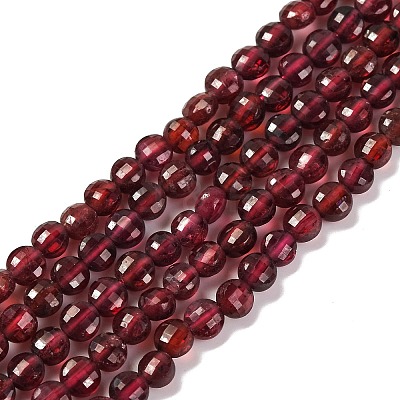 Natural Garnet Beads Strands G-F770-B02-01-1