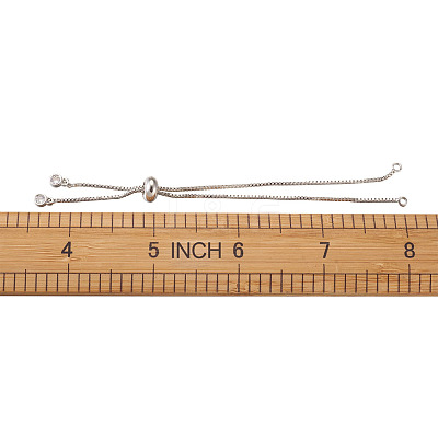 Rack Plating Eco-Friendly Brass Chain Bracelet Making KK-TA0007-84-RS-1