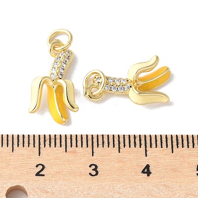 Brass Micro Pave Cubic Zirconia Pendants KK-A252-26B-G-1