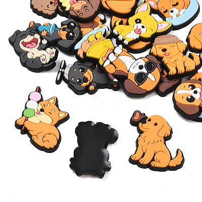 Dog Theme PVC Cabochons PL-CBAF507-02-1