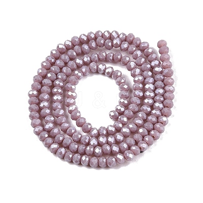 Electroplate Glass Beads Strands EGLA-A044-P2mm-A13-1