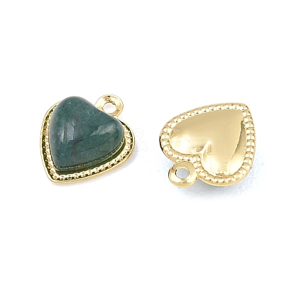 Natural Moss Agate Pendants GG-CBA110A-01G-1