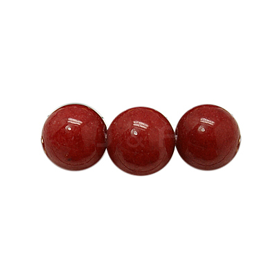 Natural Mashan Jade Beads Strands G-H1626-10MM-04-1