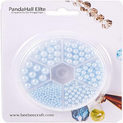Imitation Pearl Acrylic Beads OACR-PH0001-05C-WH-1