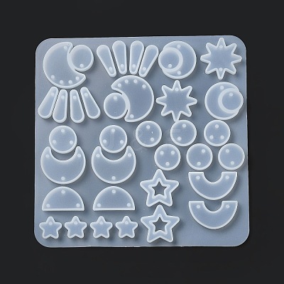 DIY Silicone Pendant Molds LS-DIY-G079-12B-1