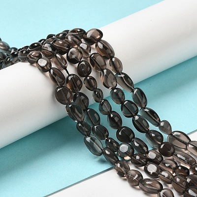 Natural Obsidian Beads Strands G-P497-01A-15-1