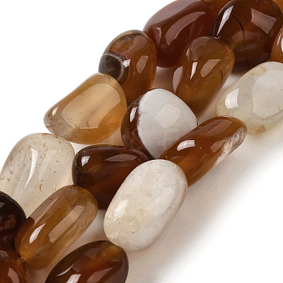 Natural Red Agate Beads Strands G-NH0017-B03-04-1