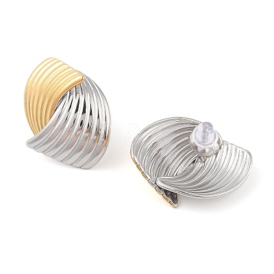 304 Stainless Steel Stud Earrings for Women EJEW-Z063-08G-1