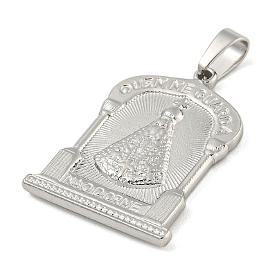 Non-Tarnish 304 Stainless Steel Pendants STAS-B071-02H-16P-1