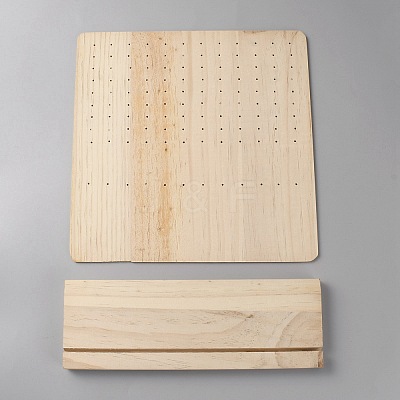 Wooden Earring Display Stands EDIS-WH0021-57-1