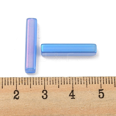 Electroplate Glass Beads X-GLAA-D024-01C-1