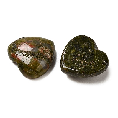 Natural Unakite Cabochons G-F776-02A-06-1